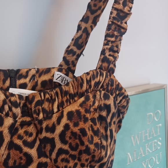 Zara Leopard Print Dress - Picture 11 of 11